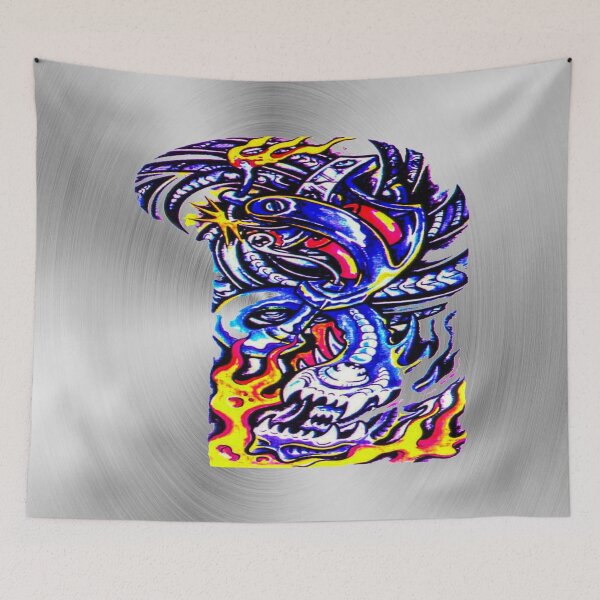 Item preview, fwc 0215 tatoo Magician demon dragon designed and sold by fred chiea.