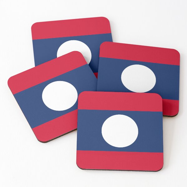 Item preview, Flag of Laos designed and sold by Flags & Cie.