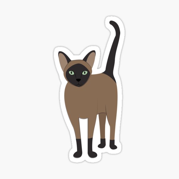 Siamese Cat Sticker
