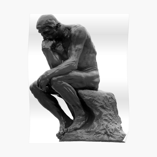 Auguste Rodin: The Thinker Poster