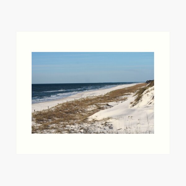 Cape San Blas Shoreline in Florida Art Print