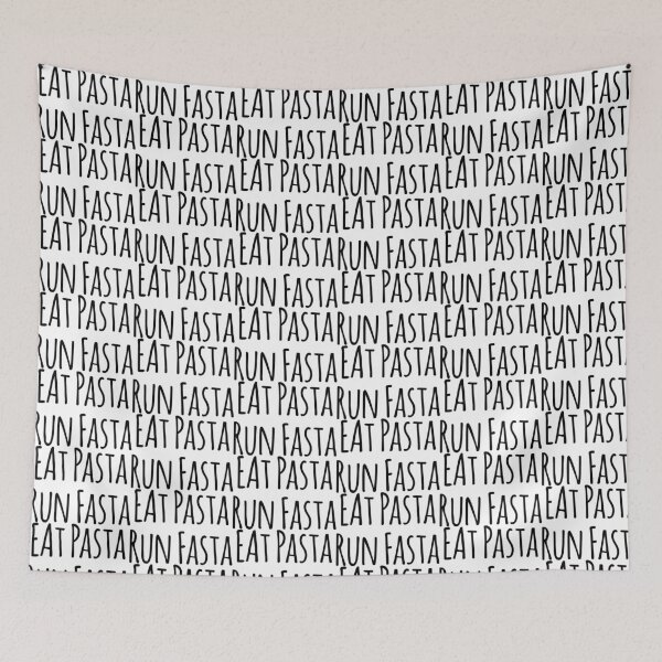 Item preview, Eat Pasta Run Fasta Text Design designed and sold by KleinJenny.