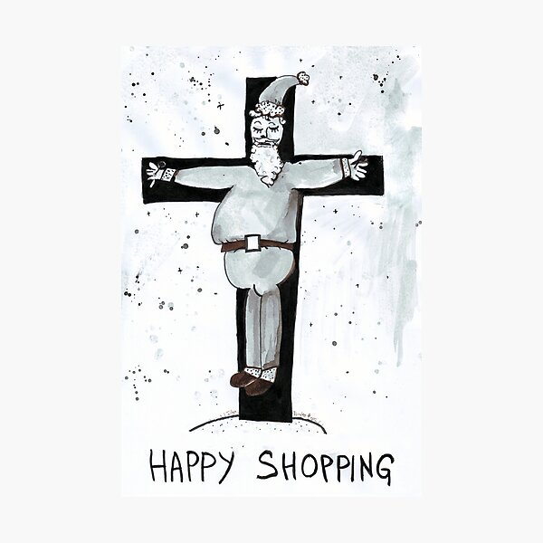 Happy Shopping Photographic Print