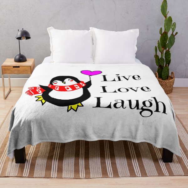 Item preview, Live, Love, Laugh Happy Penguin designed and sold by imphavok.