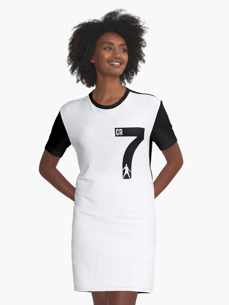 Cristiano Ronaldo black Graphic T-Shirt Dress for Sale by pvdesign