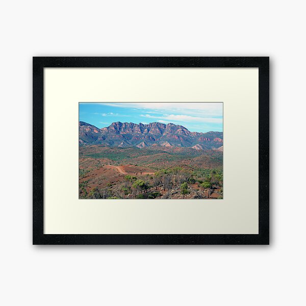 Bunyeroo Valley and Heysen Range , Flinders Ranges, South Australia Framed Art Print