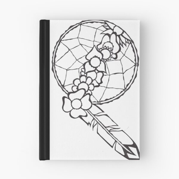 Aperçu de l'œuvre Dreamcatcher & Floral créée et vendue par baapi-makwa.