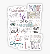The Great Prophesy Sticker