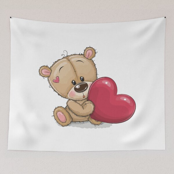 Item preview, Cute Teddy Bear with heart designed and sold by Reginast777.