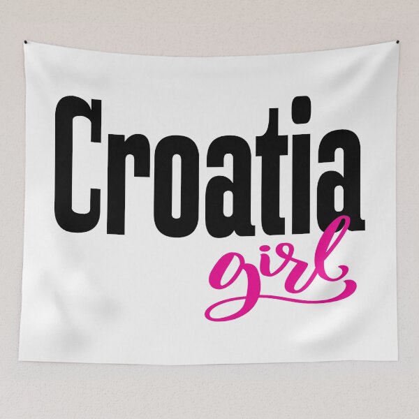 Aperçu de l'œuvre Croatia Girl La Croatie croate m'a élevé créée et vendue par ProjectX23.