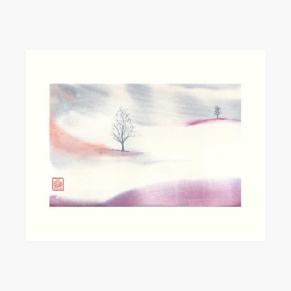Snow Light Art Print