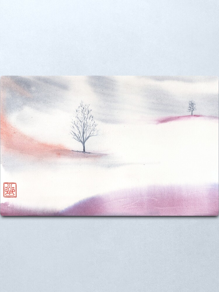 Alternate view of Snow Light Metal Print