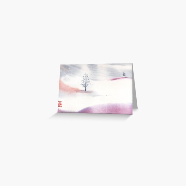 Snow Light Greeting Card