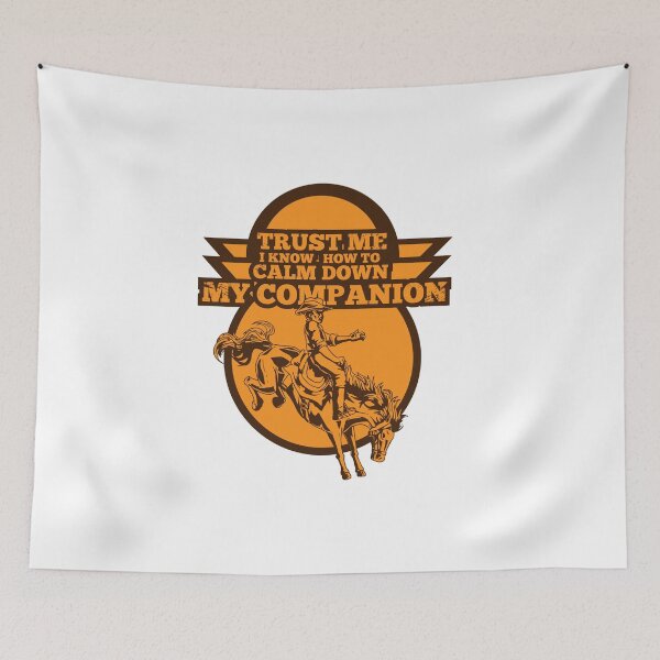 Item preview, trust me companion horse rodeo cowboy western gift designed and sold by Mic Designs.