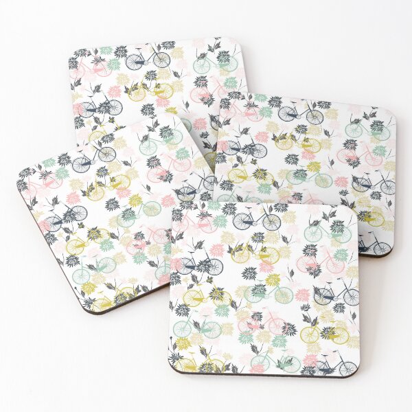 Item preview, Cute Bicycle and Flowers designed and sold by kapotka.
