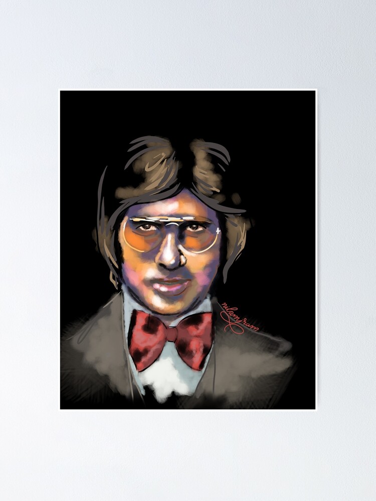 Pencil Sketch Of Actor Amitabh Bachchan | DesiPainters.com