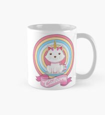 Einhorn-Katze Caticorn-Karikatur Manga-Art Tasse (Standard)