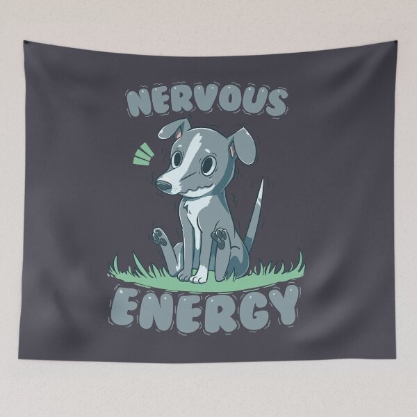 Item preview, Nervous Energy Greyhound designed and sold by TechraNova.