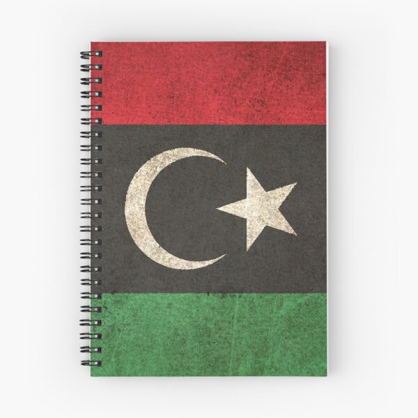Artikelvorschau, Alte und abgenutzte beunruhigte Weinlese-Flagge von Libyen entworfen und verkauft von JeffBartels.