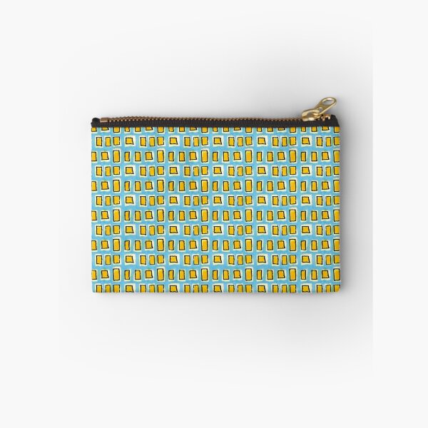 Item preview, Great Aunt Milda Check and Floral Print with a Bee, done in magic marker Coordinate Print designed and sold by Sharon Schwalbe.
