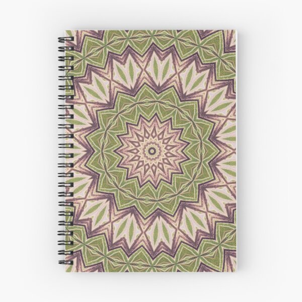 Item preview, Soft Green Mandala Bohemian Kaleidoscope Art A460 designed and sold by byNicol.