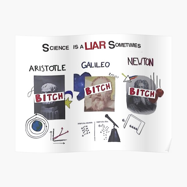 it's always sunny science is a liar Poster
