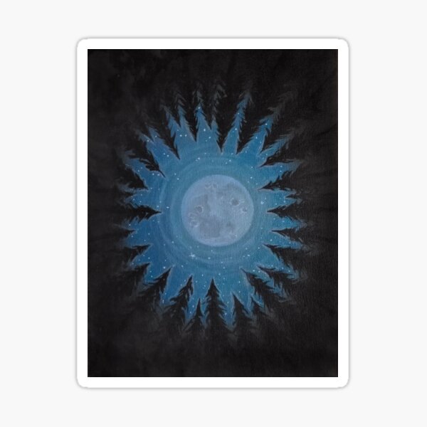Item preview, The Moon above woods designed and sold by SueSophonax.