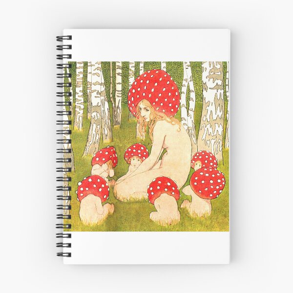 Item preview, Lady and the Strawberry Head Children Relaxing in the Woods designed and sold by neonwulf.