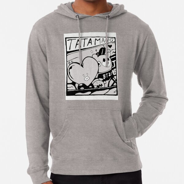 BT21 tata mang Lightweight Hoodie for Sale by Izzywoodx Redbubble