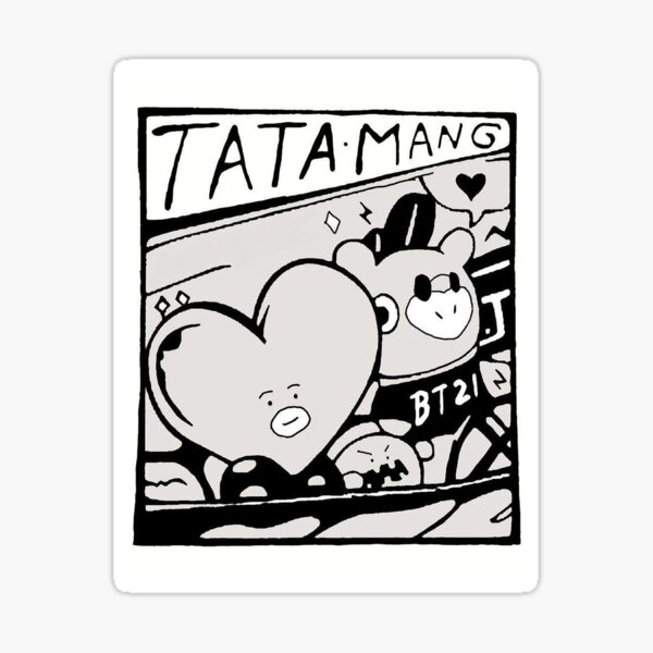 Artikel-Vorschau von BT21 Tata Mang, designt und verkauft von Izzywoodx.