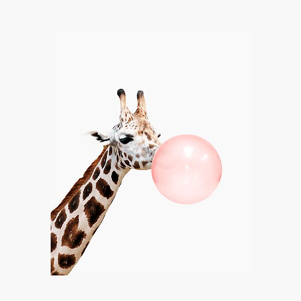 Item preview, Giraffe print, Bubble gum, Nursery art, Giraffe wall art, Animal, Kids room, Modern art, Wall decor designed and sold by juliaemelian.