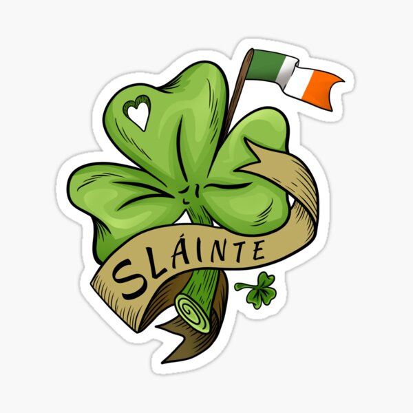 Artikel-Vorschau von Slainte Irish Shamrock, designt und verkauft von Kim Leex.