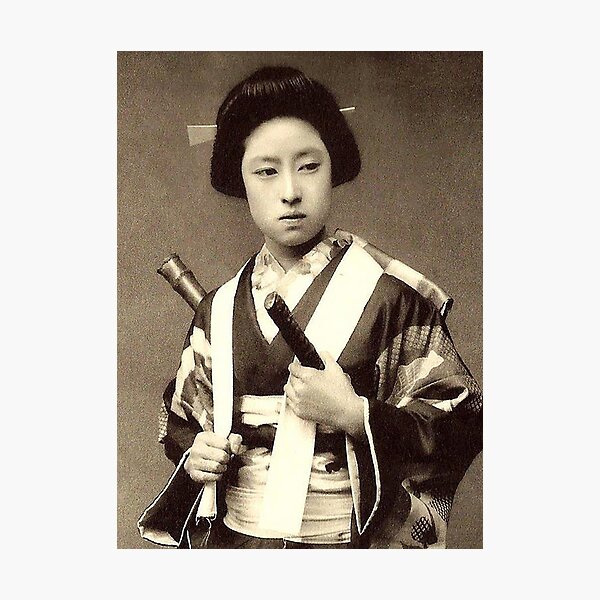 Female Samurai Photographic Print