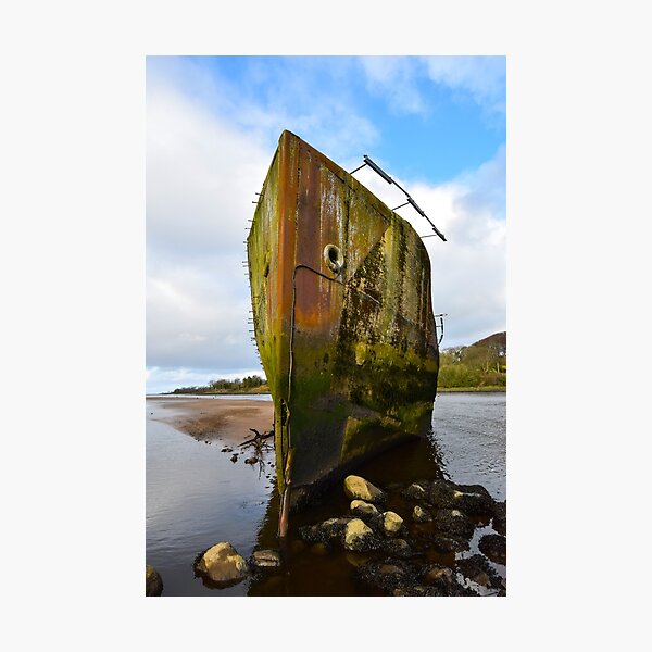 Creteboom Boat on the Moy River in Ballina Photographic Print