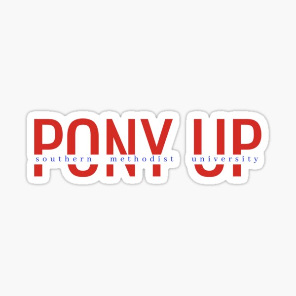 Pony Up Stickers Redbubble