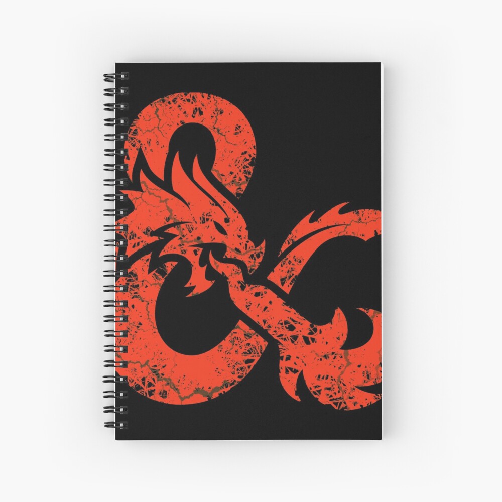 Dungeons & Dragons (Red) Spiral Notebook