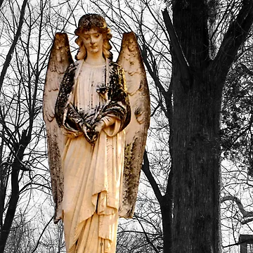 Artwork thumbnail, Cemetary Angel by Richard Skoropat