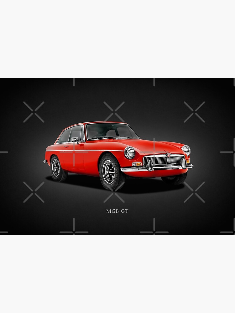 Discover The Classic MGB GT Premium Matte Vertical Poster