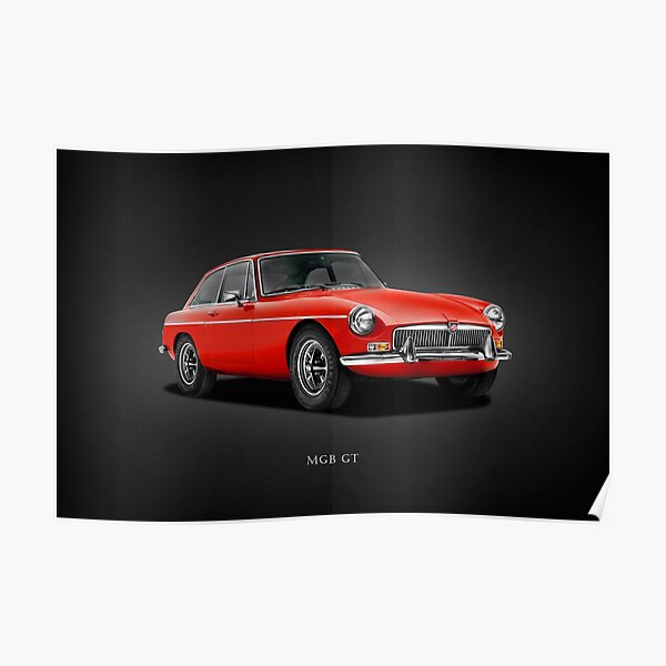The Classic MGB GT Poster