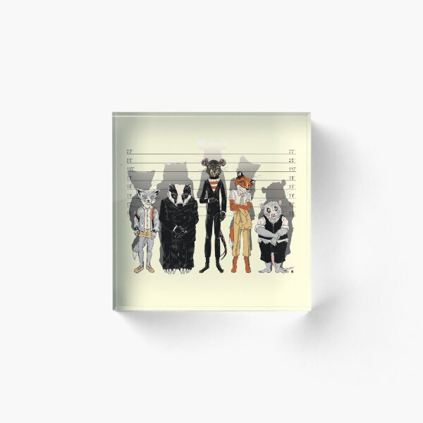 Unusual Suspects Acrylic Block