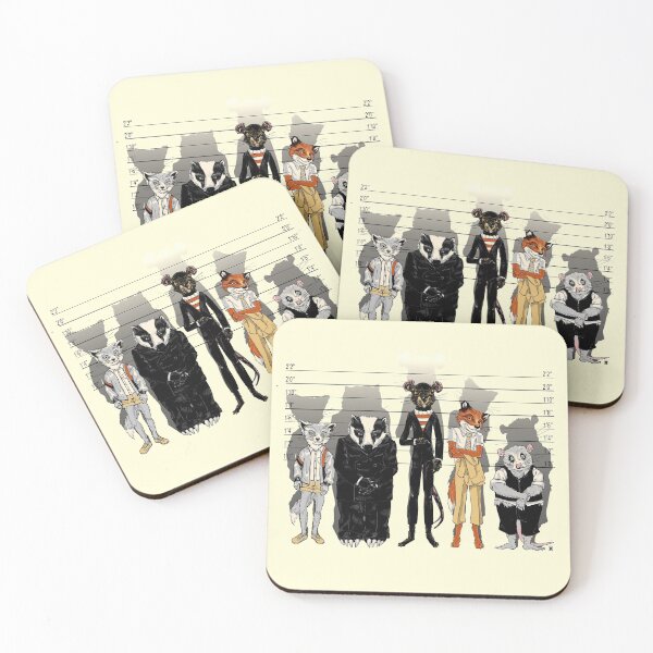 Unusual Suspects Coasters (Set of 4)