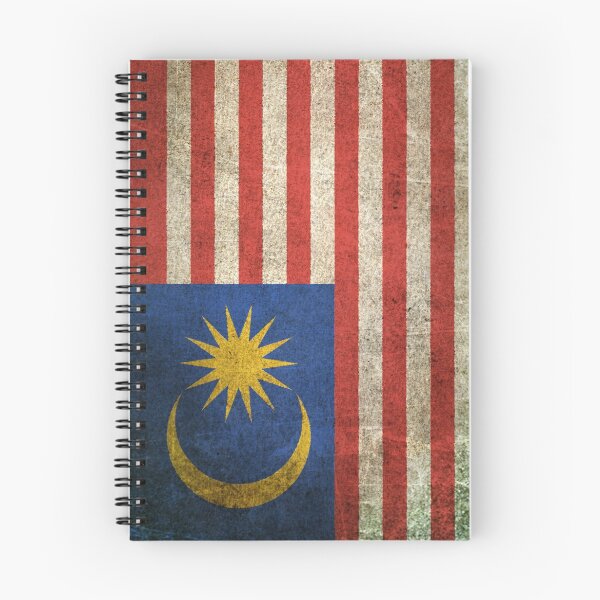 Item preview, Old and Worn Distressed Vintage Flag of Malaysia designed and sold by JeffBartels.