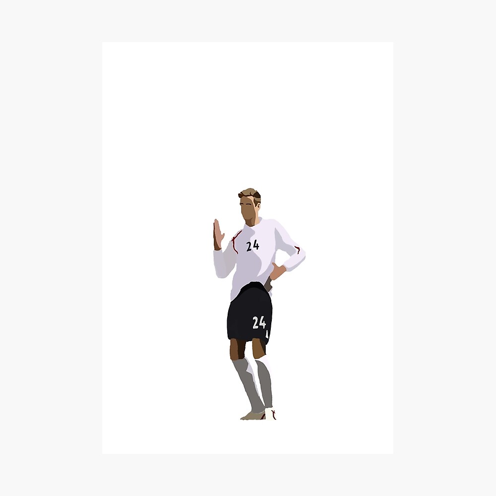 åbning Fancy kjole nær ved England's Peter Crouch Robot" Photographic Print for Sale by TDCartoonArt |  Redbubble