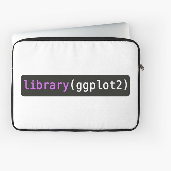 library ggplot2 Laptop Sleeve
