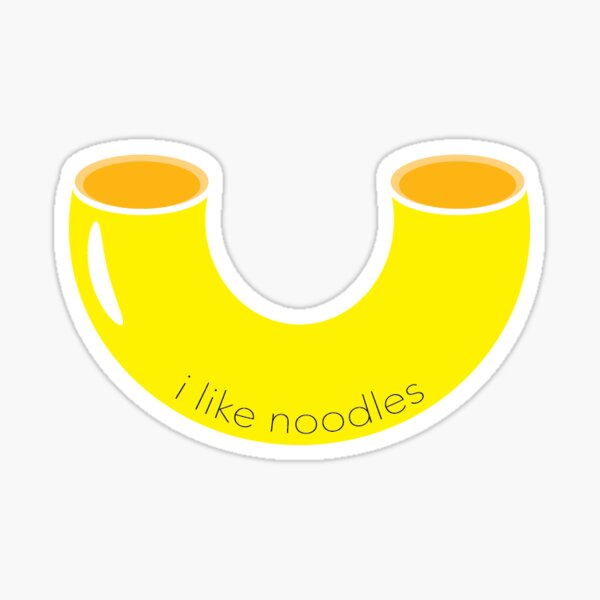 I like noodles Sticker