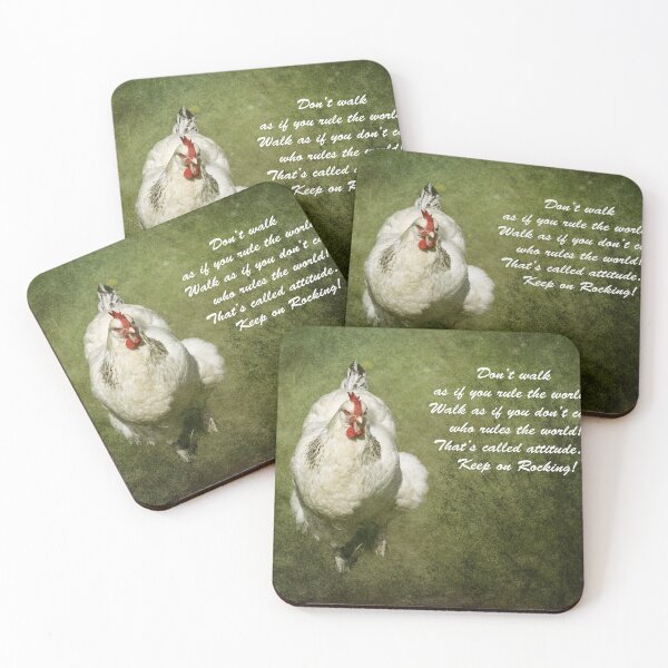 Item preview, Chicken With Attitude designed and sold by Terri Waters Photography & Design.