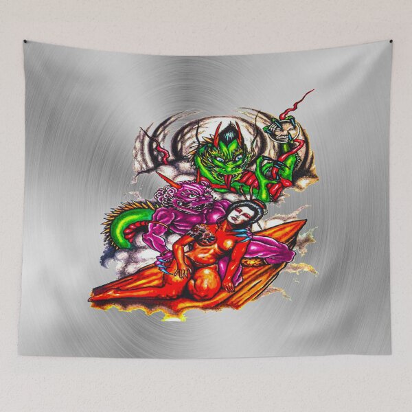 Item preview, fwc 0214 tatoo Dolphin demon designed and sold by fred chiea.