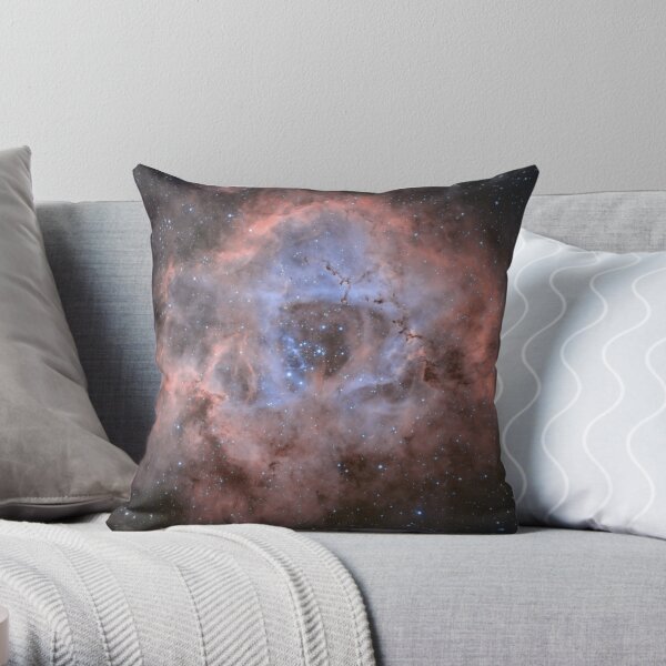 Rosette Nebula Throw Pillow