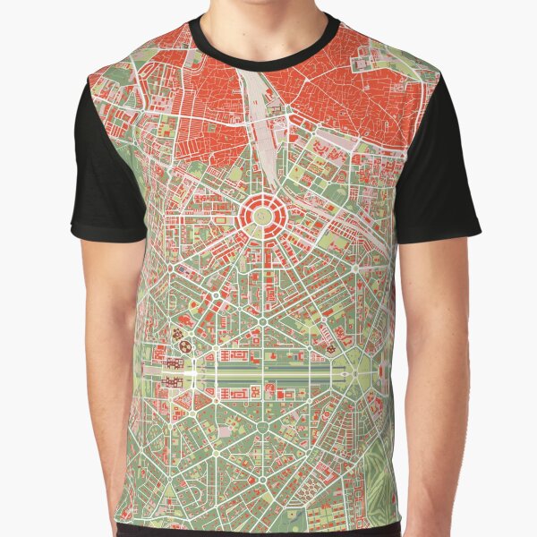 New Delhi map classic Graphic T-Shirt
