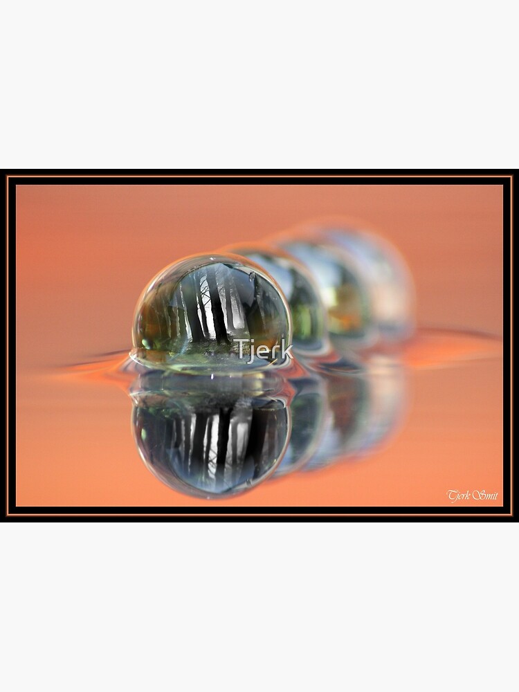 Inside the ball of glass by Tjerk
